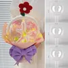Present Wrap Diy Transparent Ball Flower Packaging Box Creative Design Wrapping Acrylic Bobo för bröllop