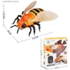 전기/RC 동물의 새로운 고등 창의적 시뮬레이션 동물 꿀벌 꿀벌 무당 벌레기 적외선 원격 제어 아이 장난감 재미있는 장난 현실 RC 까다로운 장난감 선물 Q231114