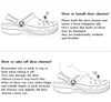 Altri cartoni animati giapponesi Ciondoli per scarpe per sandali coccodrillo Divertenti zoccoli Jibz Decorazione Accessori in PVC Regali unisex per bambini Consegna a domicilio Otsc9
