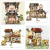 Blocks Loz Mini Kids Building Bricks Girls Toys Pig Butcher's Shop Honey Workshop Puzzle Home Decor Holiday Gift 1942 1943 231114