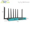 Routrar Zbtlink 4G 5G Wireless Router OpenWRT 2.4 GHz 5.8Hz 4*Gagabit LAN 16MB 256MB SIM-kort 1200M WIFI Access Point Wi-Fi 802.11ac Q231114