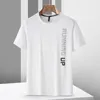 T-shirt da uomo Camicia sportiva Quick Dry Uomo 2023 Maniche corte Estate Casual Bianco Nero 3XL Top Tees GYM T-shirt da corsa Abbigliamento