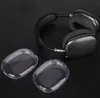 Per Airpods Max Accessori per cuffie Bluetooth Custodia protettiva impermeabile in silicone solido TPU trasparente Custodia per cuffie AirPod Maxs