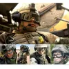 Outdoor-Brillen JSJM Militärische Taktische Schutzbrillen CS Airsoft Winddichte Schießbrille HD 3 Objektiv Motocross Motorrad Bergsteigen Sicher 231114