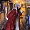 Damen Trenchcoats Lammwolle Baumwolljacke Korea Lose 2023 Winter Plus Samt Schnee Parkas Warmer Kapuzenmantel Lässiger weiblicher langer Mantel