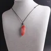 Anhänger Halsketten 12 stücke Heilung Lila Kristall Naturstein Achate Anhänger Halskette Behandeln Reiki Chakra Amazonit Frauen Schmuck