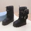 Najwyższej jakości projektanci but damskie buty zimowe platforma na kolanach platform