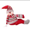 Christmas Decorations Creative For Home Curtain Buckle Large Santa Claus Snowman Doll Window Showcase Ornaments Indoor Decor1