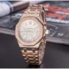 AP All A Dials Working Automatic Date Men Watches P Fashion Mens Steel Band Quartz Movement Clock Gold Sier Leisure Wrist Watch P5