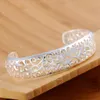 Bangle Buyin B144 Silver Color Jewelry Factory Direct Elegant Fashion Women Simple Retro Armband