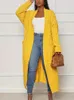 Women s Sweaters 2023 Autumn and Winter Fashion Cardigan Long Sleeve Sweater with Pockets Chunky Knit Top 231114