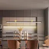 Lampes suspendues LED minimaliste créatif lustre mode atmosphère restaurant lampe café bar bureau décoration éclairage nordique designer
