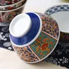 Bols Bol à riz en céramique de style japonais Ensemble de vaisselle en porcelaine pour la maison Tenir les grandes nouilles SZ-RB21032106