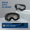 Skibrille PHMAX Doppelschichten UV400 Antifog-Brille Skimaske Männer Frauen Schnee Pro Wintersport 231114