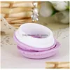 Jewelry Boxes Mini Cute Candy Color Arons Ring Necklace Carrying Case Organizer Storage Box For Women Girl Drop Delivery Pack Dhgarden Dh0K3