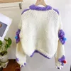 Chandails pour femmes tricotés à la main y cardigan pull de Noël femmes 2023 vêtements d'hiver 231113