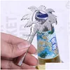 Party Favor Palm Breeze Chrome Tree Beer Bottle Opener Brud Shower Gift WA2029 Drop Delivery Home Garden Festive Supplies E DHGND