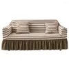Stol täcker 20232023 Spring Light Luxury Non-Slip Bubble Kjol Sofa Cover