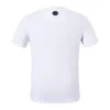 PP Fashion Men's Designer slim fit T-shirt Été strass À Manches Courtes Col Rond T-shirt Crânes Imprimer Tops Col Streetwear Polos M-3XL PP2068