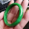 Bangle Send Certificate Burma Jade Bangles Women Fine Jewelry Genuine Natural Emerald Jadeite Myanmar Green Jades Lucky Bracelet