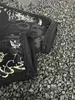 Original Bale Fit Calça Casual Graffiti Perna Larga Lavagem Reta Solta Calça Jeans Masculina