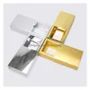 Present Wrap Luxury Bright Golden Sier Paper Glid Box 5 Storlekar Kartonger Boxar för läppstift per flaskor Makeup Party Drop DHQBK