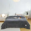 Dekens Inbakeren Effen Geruite Beddeken Herfst Winter Zacht Warm Pluizig Gooi Deken Bank Koraal Fleece Sprei Op Bed Voor Volwassenen Kinderdekens 231114