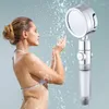 Bath Accessory Set Handheld Showerhead 3 Spray Modes Water Saving Shower Wand 360 Degree Rotation Adjustable Setting Rain High Flow