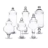 Lagringsflaskor burkar modern västeuropeisk stil stark glas tank godis burk hem bröllop dekorer parti leverans 230413