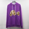 24 Nieuw Modieus sweatshirt met capuchon van hoge kwaliteit Gedragen beer-sweatshirt Teddybeer Mode Lusstof Explosie-sweaterstijl Heren- en dameshoodie