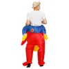 Adult Children Dinosaur Inflatable Garment Halloween Cosplay Costume Parent-Child Family Animal Prop Role-playing Suit Clothes