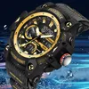 Montres-bracelets LIGE Double affichage montres pour hommes militaire natation grande mode 50M étanche électronique montre-bracelet hommes Montre Homme 231114