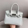 Platinumdesigner Tote Bag Spring and Summer 2024 Mini Cowhide Lychee Mönster Fashion One Shoulder Cross Body Portable Women's Trend