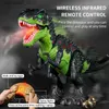 Electric/RC Animals Children Remote Control Dinosaurs Toy Kid Simulation Electric Spray Animals Jurassic RC Education Interactive Toys for Boys Q231114