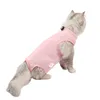 Kattdräkter hund anti-lickande väst husdjurvårdskläder kattunge avvänjning sterilisering kostym hög elastisk efter återhämtningskläder