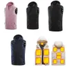 Herenvesten Sport Wandelen Elektrisch USB Infrarood Verwarming Vest Jas Hoodies Verwarmd vest 231113