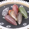 Pendant Necklaces Natural Stone Chili Peppers Sodalite Chrysolite Agate Healing Crystals Charms For Jewelry Making DIY