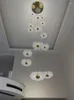 Hänglampor trappa lång ljuskrona designer ledande ljusarmatur modern enkel lampa för vardagsrumstak