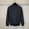 Sweats à capuche pour hommes Sweatshirts Designer Automne et hiver Nouveau rayé poitrine classique silicone lettre col rond pull 1QU5