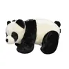 Sacs de soirée Panda Bandoulière Femmes Sac à bandoulière léger en peluche en forme d'animal fermeture à glissière 3D accessoires lolita sac à main fourre-tout