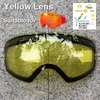 Lunettes de Ski PHMAX XJ-01, accessoires de lunettes de Ski, lentille jaune nuit, cadre de myopie, lunettes multicolores, lentille et sangle 231113