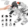 Electric/RC Animals Mist Spray Remote Control Dinosaurs Toys Electric Dinosaur RC Robot Animals Educational Toys Q231115