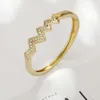 Line Wavy Bracelet Design, Female Zinc Alloy Personalized Niche Clothing Accessories