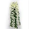 Fiori decorativi 100 cm viola fiore artificiale decorazione per feste simulazione San Valentino matrimonio appeso a parete cesto orchidea finta