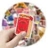 50pcs-Pack Cartoon Matchbox Stickers Waterproof Vinyl Stickers för bagage Vattenflaska Laptop bilplanerare Scrapbooking Phone Mac Door Wall Decals