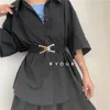 Belts Triangle Belt Women's Decorative Elastic Dress Sweater Set Simple Black Brown Multi Functional Fashion