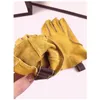 Guanti Five Fingers da uomo in pelle vintage con dita intere per motociclista che guida sport all'aria aperta 231114