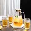 Nordisk ins vind frostad transparent glas kopp vacker kaffemugg hem sprit sprit ving glas öl glas cocktail glas