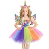 Abiti da ragazza Natale Unicorno Tutu Abito Paillettes Ragazze Sirena Balletto Ballo da ballo Principessa Festa di compleanno Regalo Halloween Gatto Costume Cosplay 231113