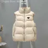 Gilet da donna di design Piumino con cappuccio Parka senza maniche Uomo Donna Originale PAXXX Home Lettera Cappotto opaco Autunno Inverno Slim Outwear Cappotti Capispalla impermeabile